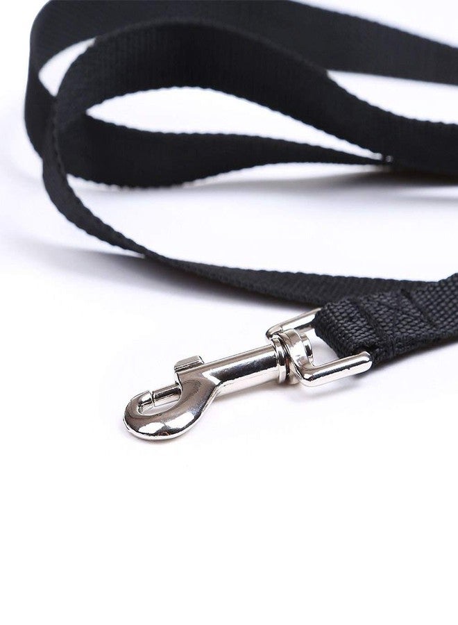 Petlicious & More® Nylon Dog Training Lead Dog Leash Long Leash 20 Ft Long Leash for Dogs Walking Leash (1" Inch Thick x 20 Ft Long) - Black - Image 2